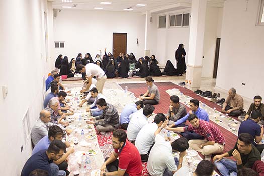 مراسم افطار ماه مبارک رمضان
